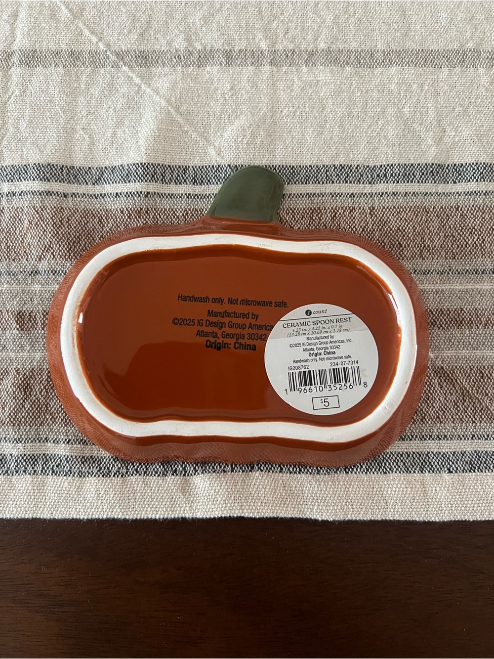 Pumpkin Spoon Rest - Picture 2 of 2